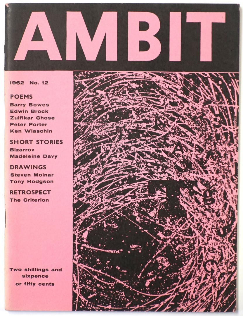 Ambit: A Quarterly of Poems, Short Stories, Drawings and Criticism, Number 12, 1962