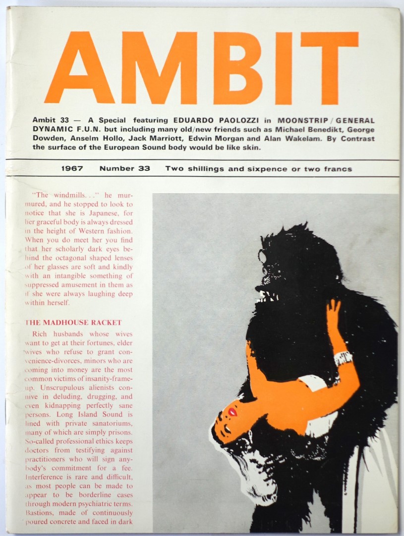 Ambit: A Quarterly of Poems, Short Stories, Drawings and Criticism, Number 33, 1967