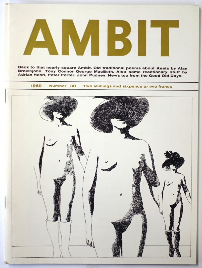 Ambit: A Quarterly of Poems, Short Stories, Drawings and Criticism, Number 38, 1969