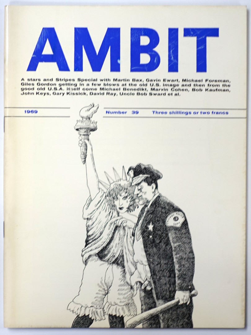 Ambit: A Quarterly of Poems, Short Stories, Drawings and Criticism, Number 39, 1969
