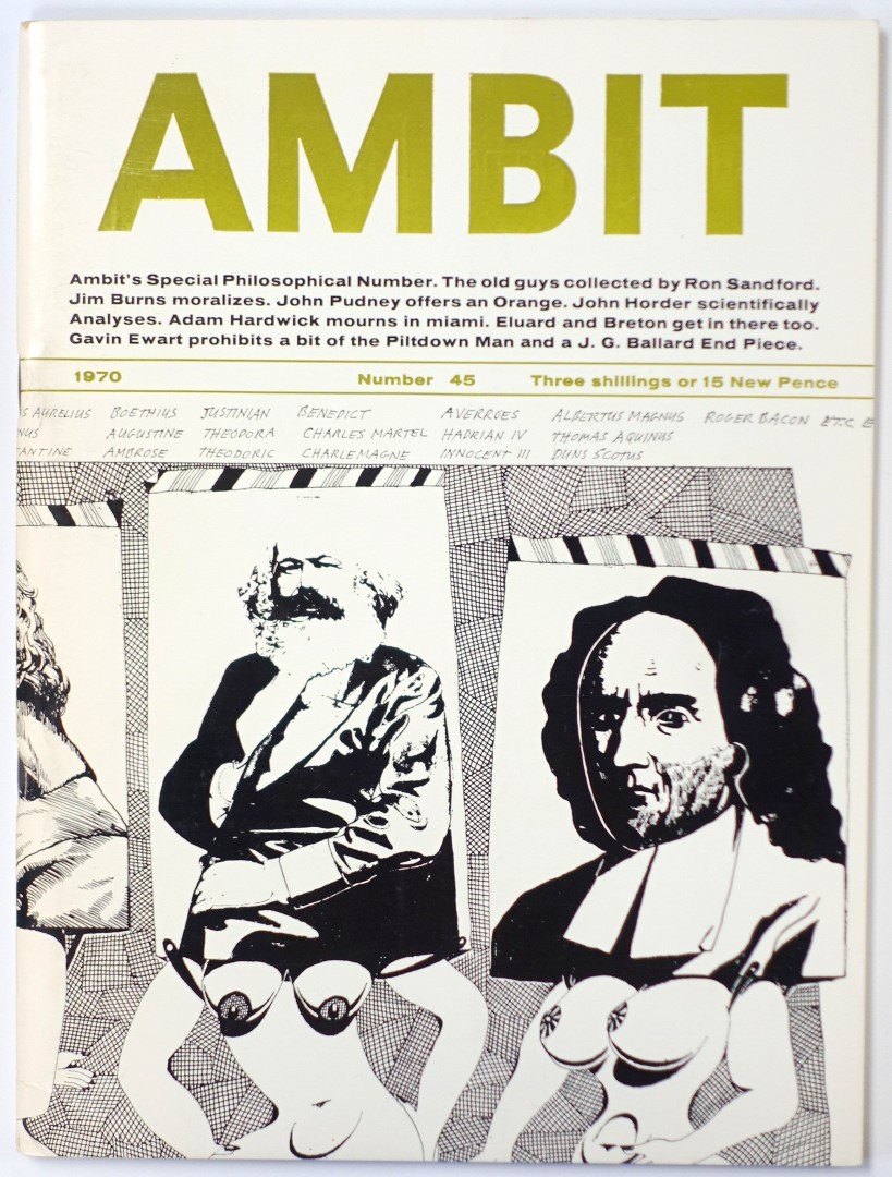 Ambit: A Quarterly of Poems, Short Stories, Drawings and Criticism, Number 45, 1970