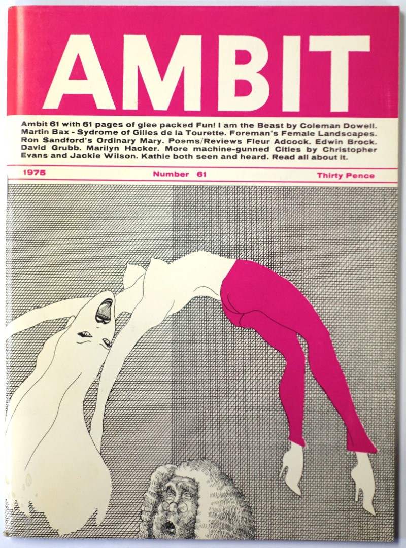 Ambit: A Quarterly of Poems, Short Stories, Drawings and Criticism, Number 61, 1975