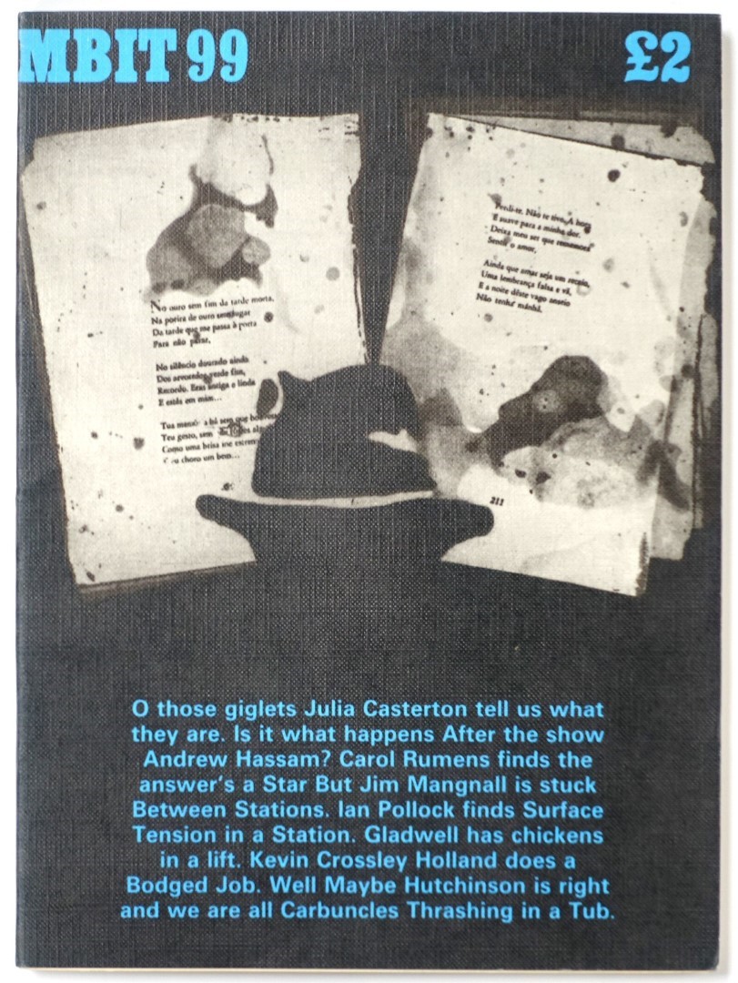 Ambit: A Quarterly of Poems, Short Stories, Drawings and Criticism/Contents: Number 99, 1984