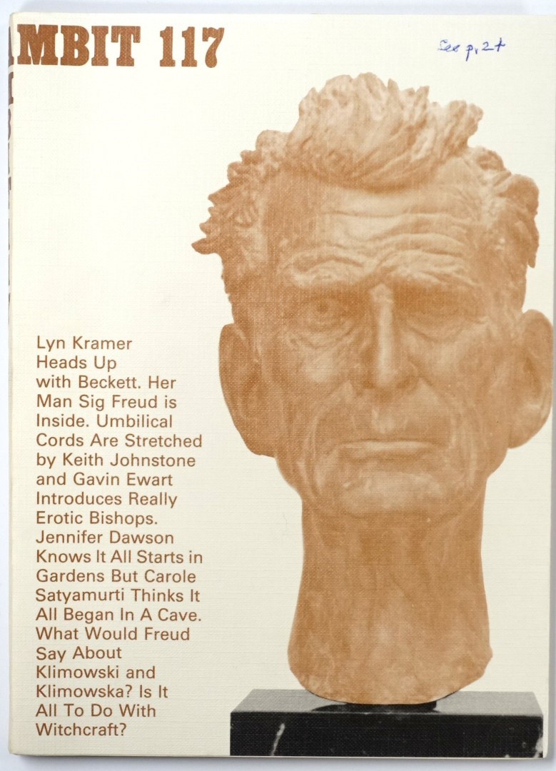 Ambit: A Quarterly of Poems, Short Stories, Drawings and Criticism/Contents: Number 117, 1989