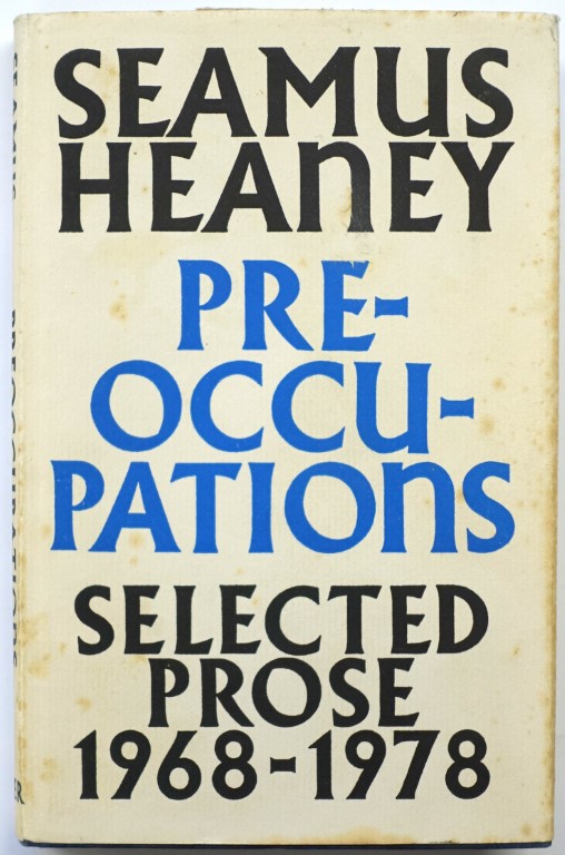 Preoccupations: Selected Prose 1968-1978