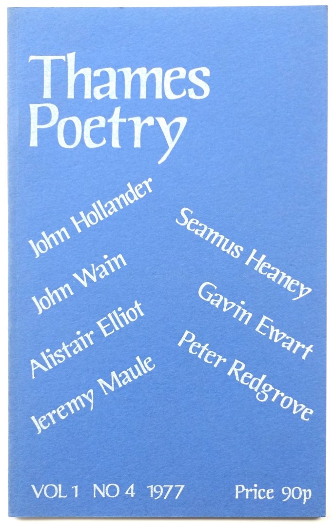 Thames Poetry, Volume 1, No 4, 1977