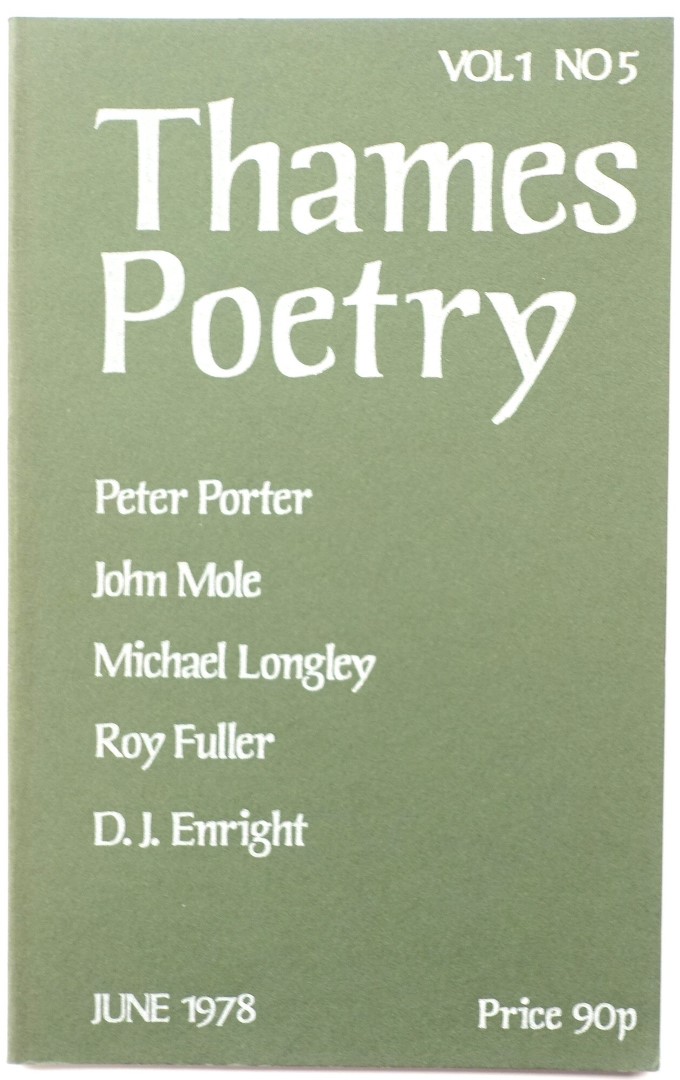 Thames Poetry, Volume 1, No 5, 1978