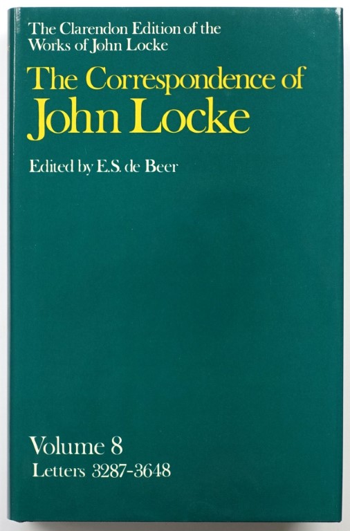 The Correspondence of John Locke: Volume 8, Letters 3287-3648
