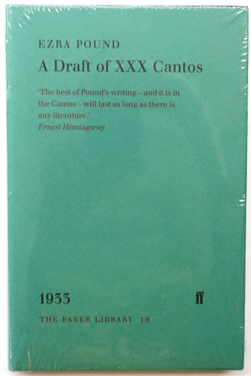 A Draft of XXX Cantos