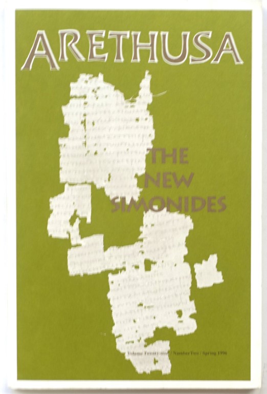 The New Simonides: Volume 29: Number Two: Spring 1996