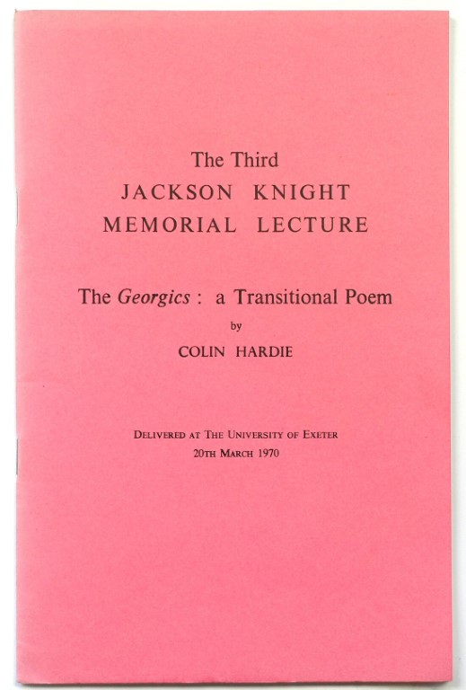 The Georgics: A Transitional Poem