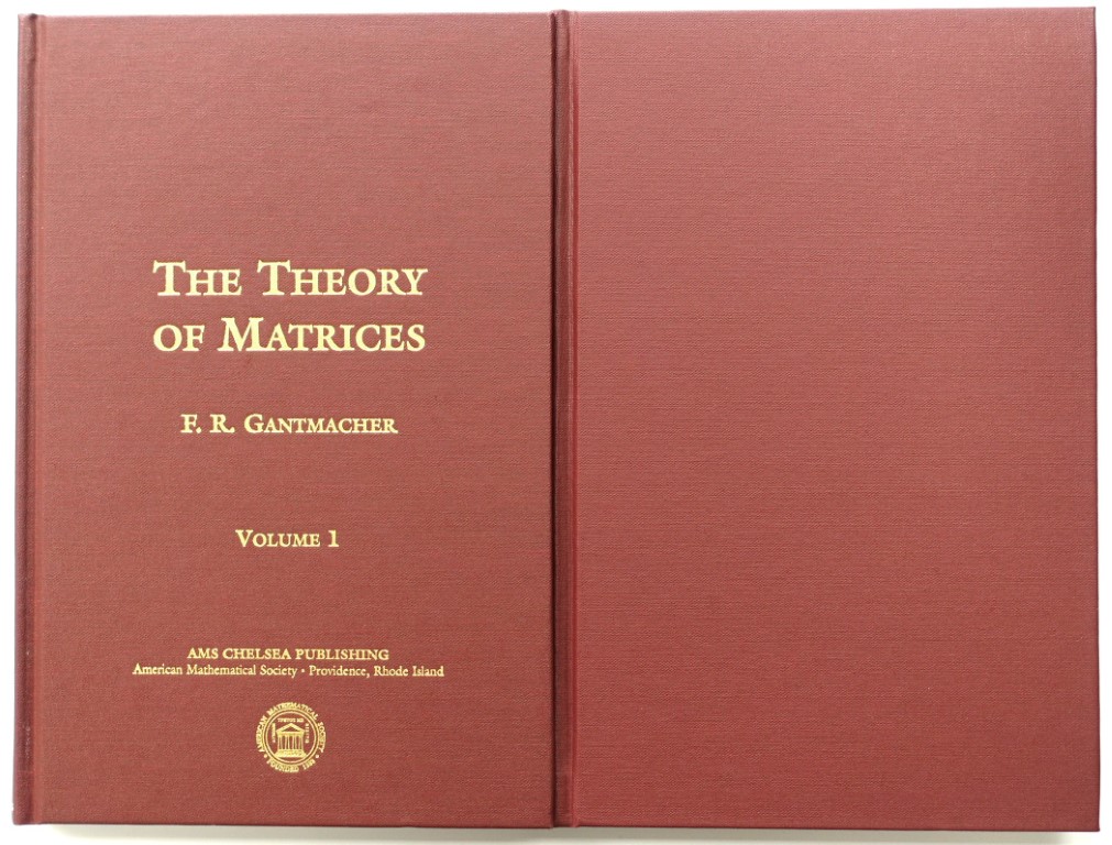 The Theory of Matrices (two volumes)