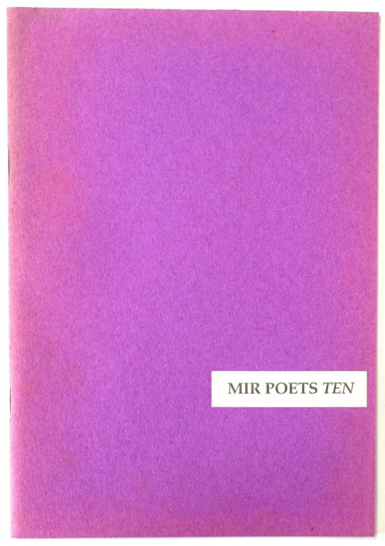 MIR Poets Ten: Three Poems By Alan Sillitoe