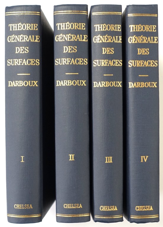 THEORIE GENERALE DE SURFACES: Third Edition: Vols I-IV