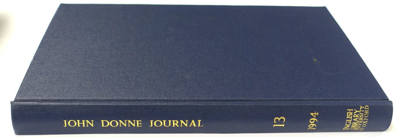 John Donne Journal: Studies in the Age of Donne: Vol. 13, Numbers 1-2