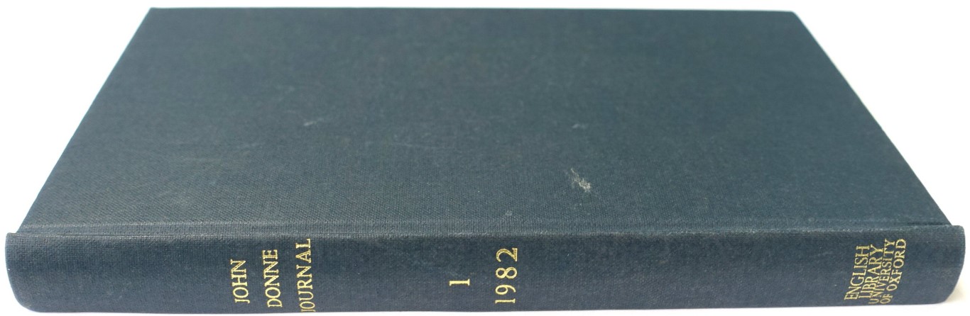 John Donne Journal: Studies in the Age of Donne: Vol. 1, Numbers 1-2