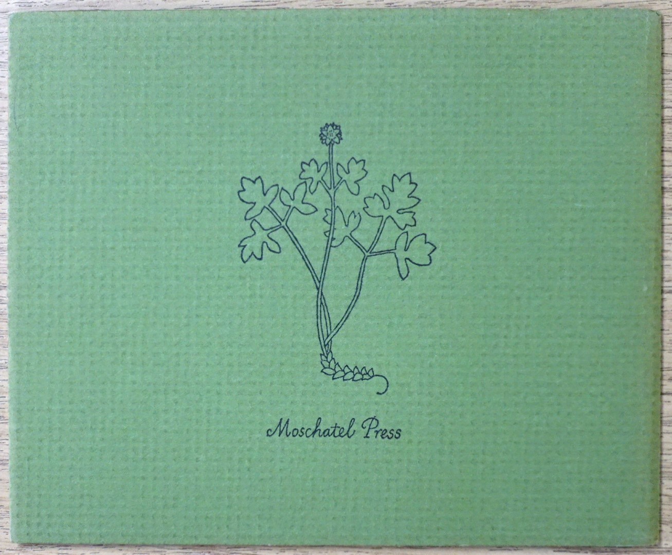 Moschatel Press, December 1st - January 5th 1979-80 at Coracle Press, London