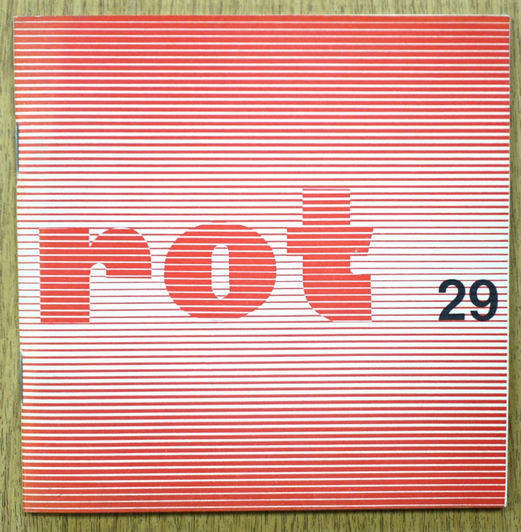 Grafische Reduktionen: Issue No. 29 In the 'Rot' Series
