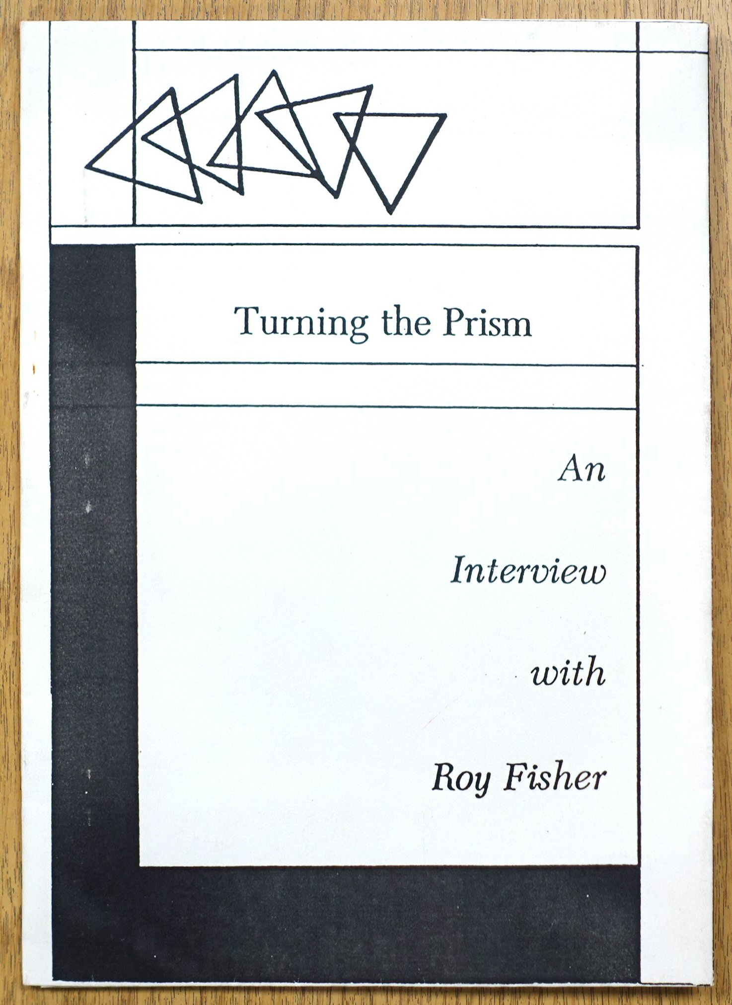 Turning the Prism: An Interview with Roy Fisher