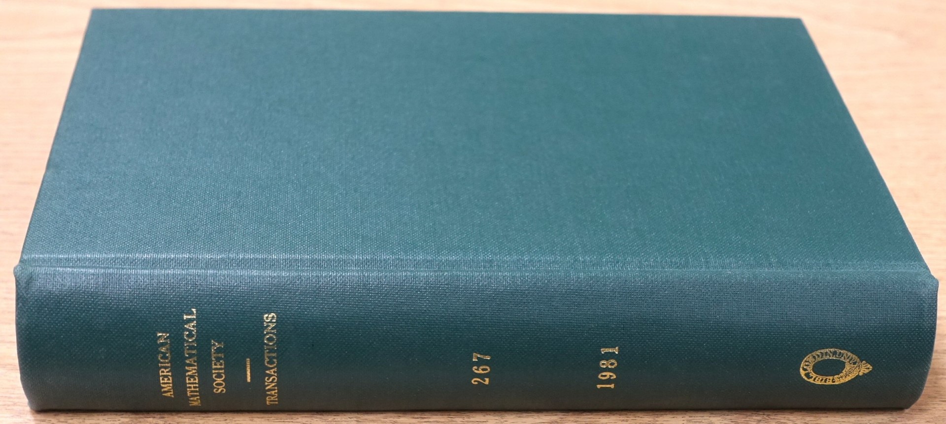 Transactions of the American Mathematical Society: Volume 267: Sept.-Oct. 1981