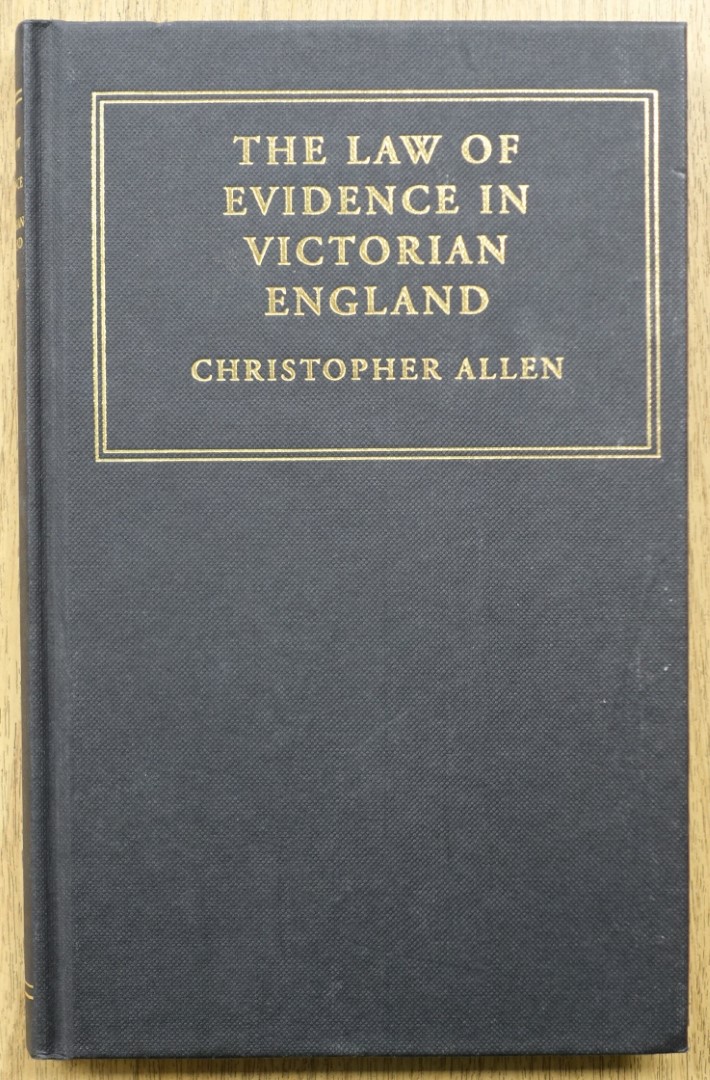 The Law of Evidence in Victorian England