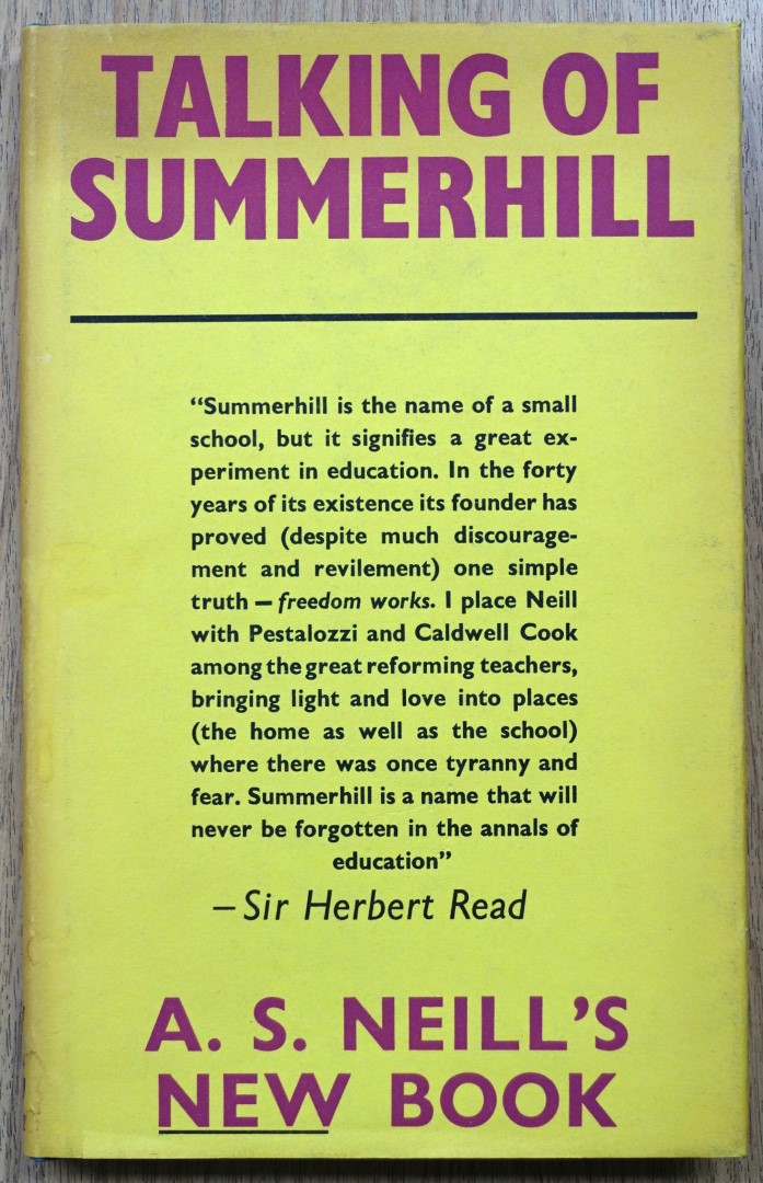 Talking of Summerhill