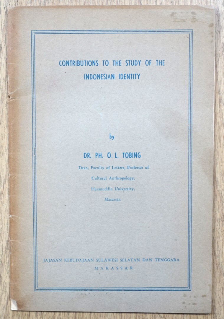 Contributions to the Study of the Indonesian Identity