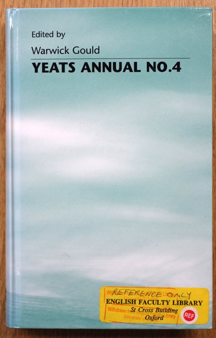 Yeats Annual No.4