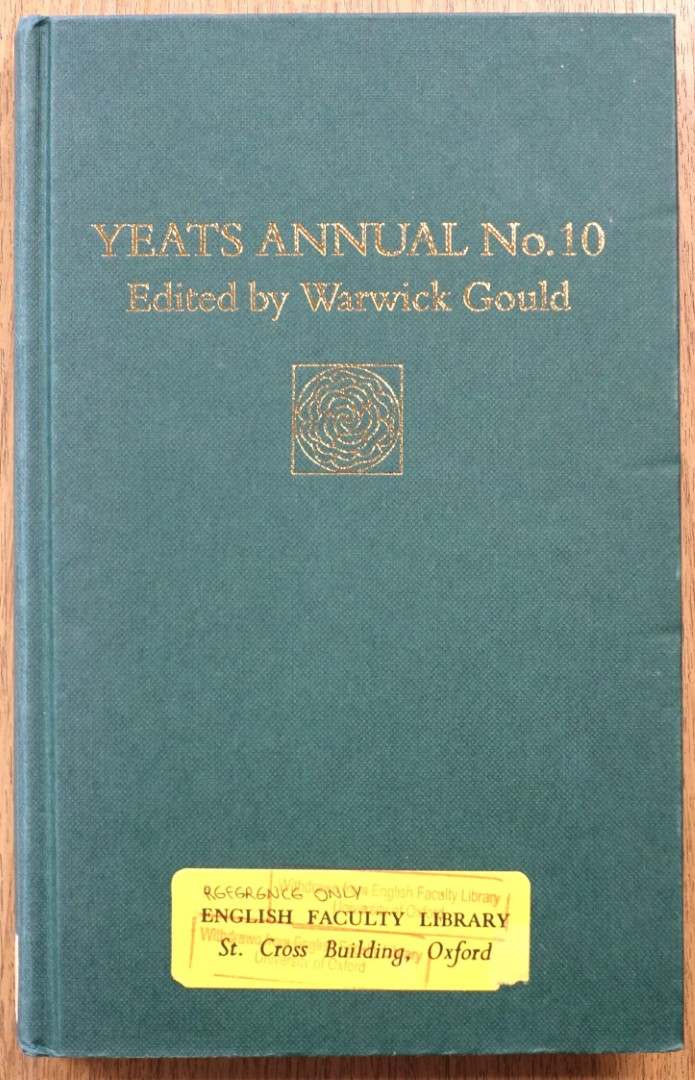 Yeats Annual No.10