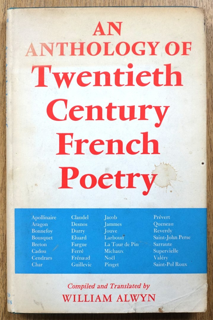 An Anthology of Twentieth Century French Poetry