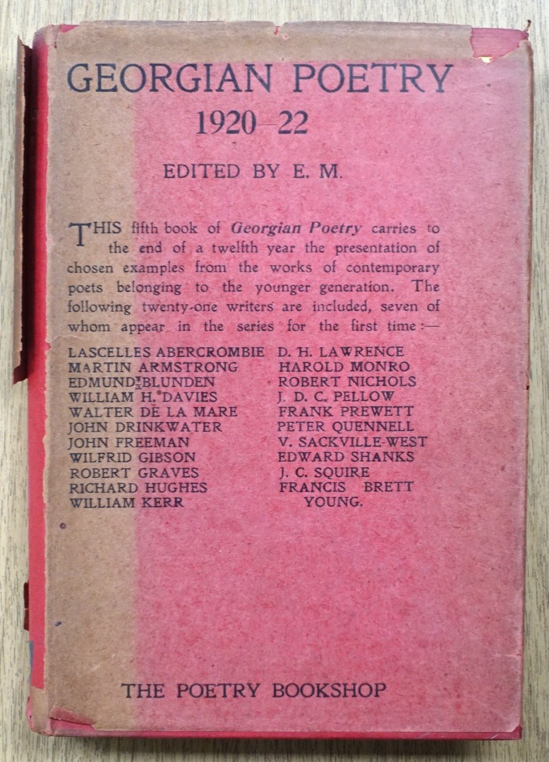 Georgian Poetry, 1920-1922