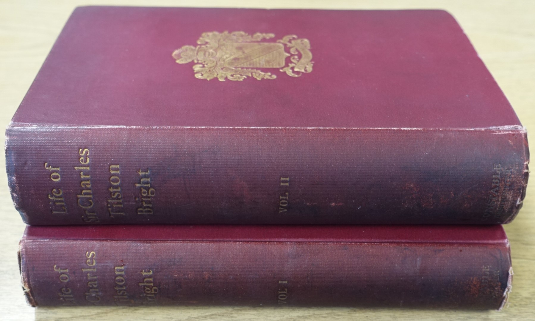 The Life Story of the Late Sir Charles Tilston Bright, Volume I and II Complete