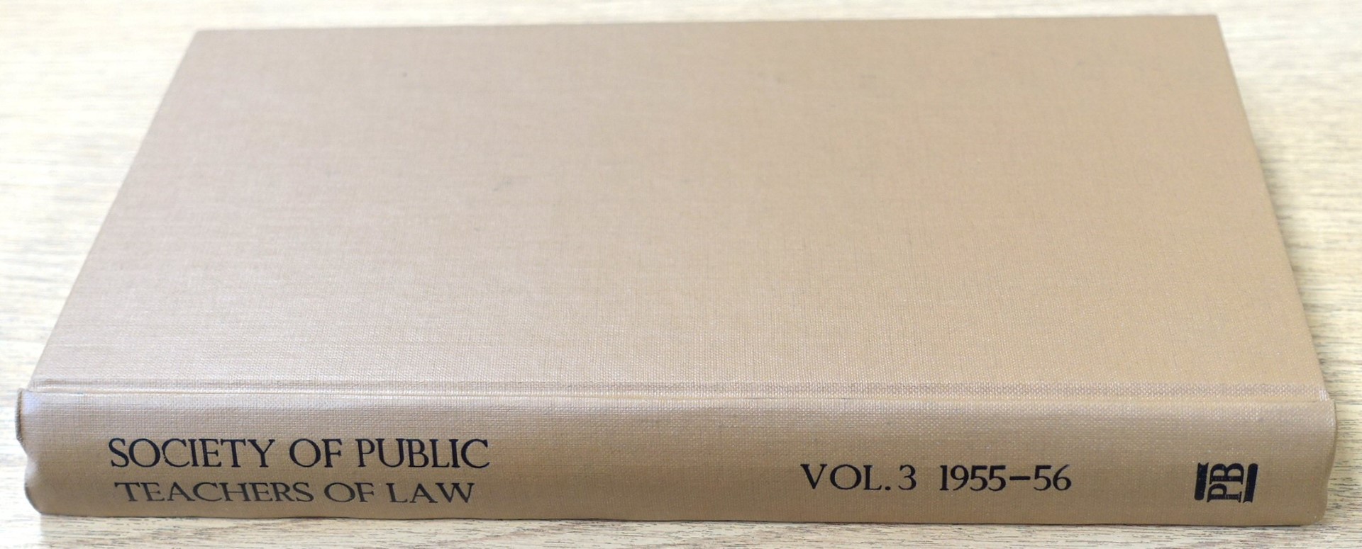 The Journal of the Society of Public Teachers of Law: New Series, Volume 3: 1955-56