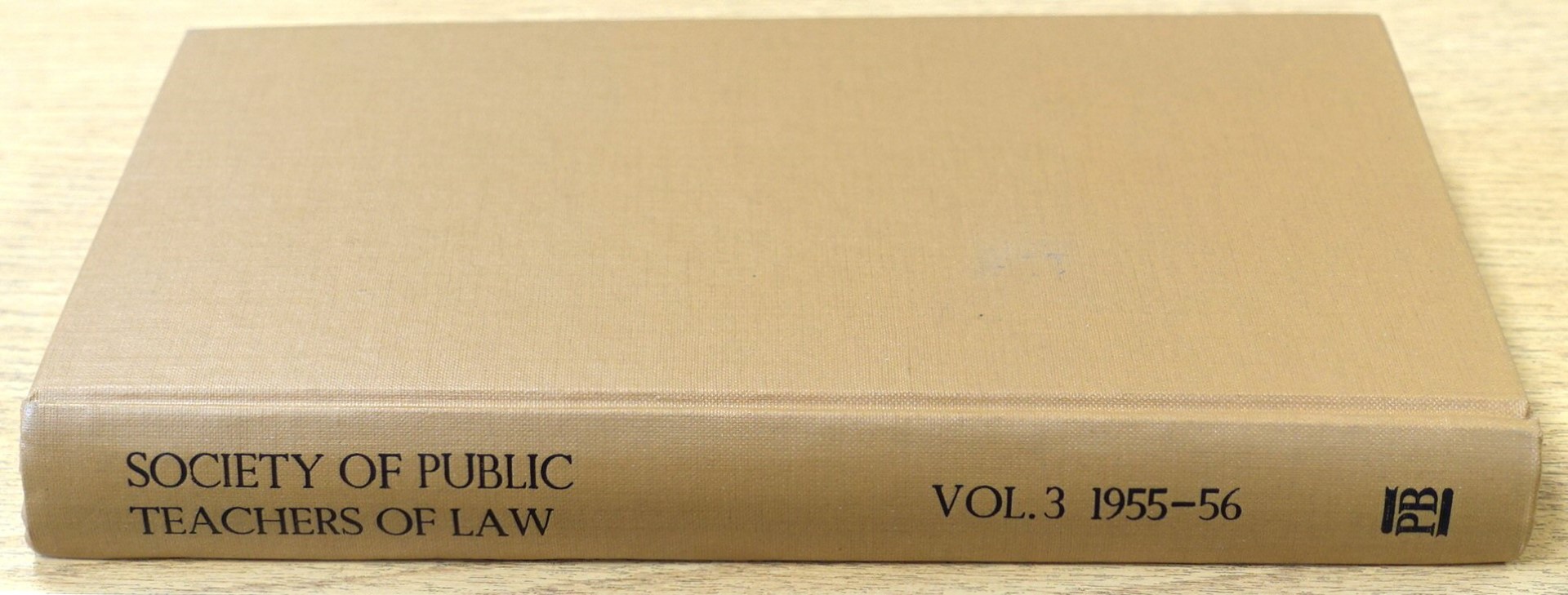 The Journal of the Society of Public Teachers of Law: New Series, Volume 3: 1955-56