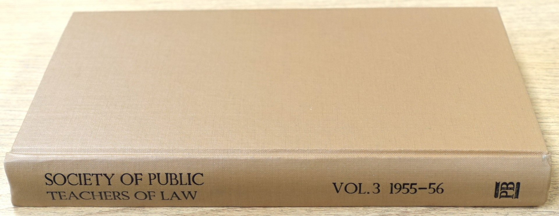 The Journal of the Society of Public Teachers of Law: New Series, Volume 3: 1955-56