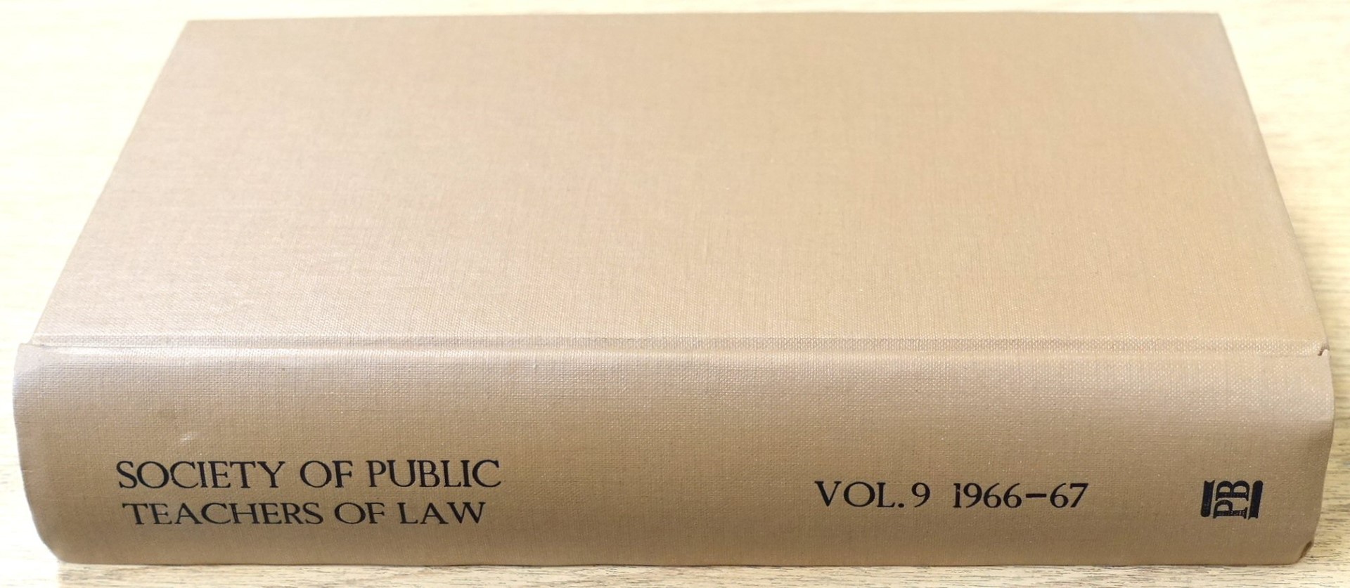 The Journal of the Society of Public Teachers of Law: New Series, Volume 9: 1966-67