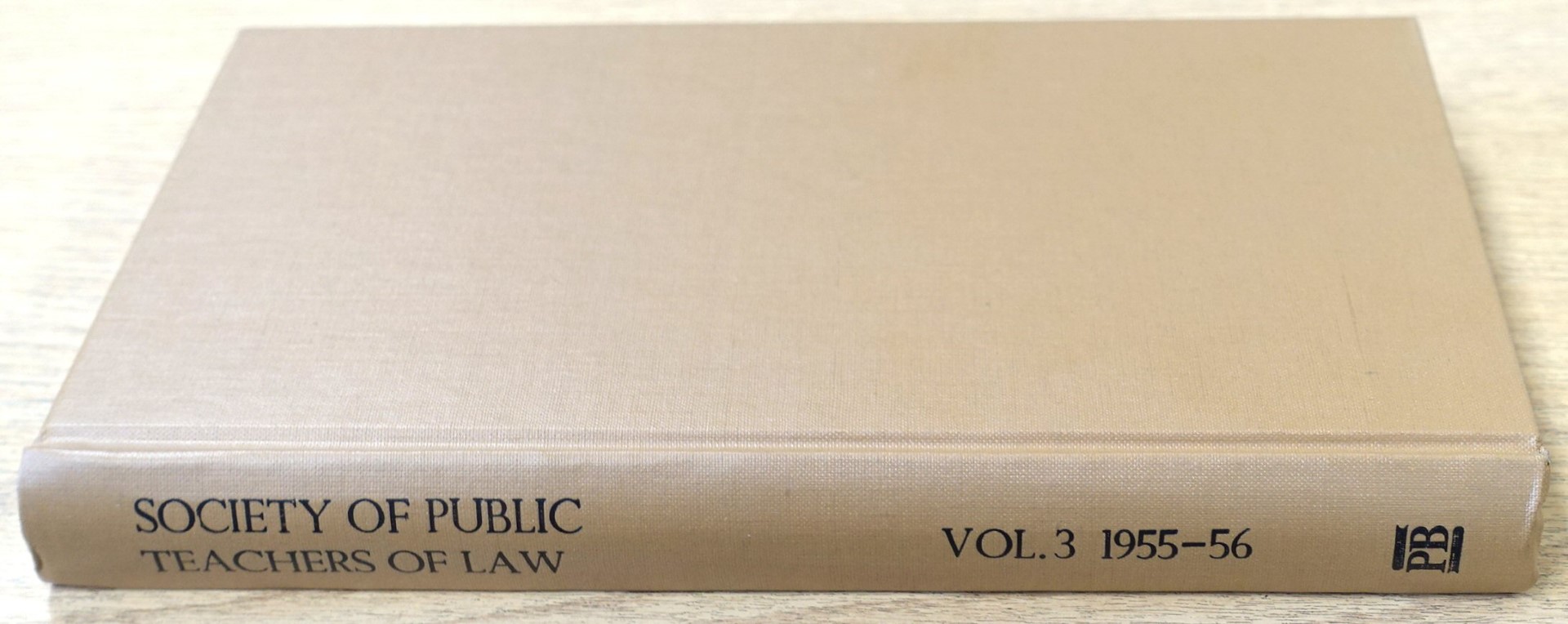 The Journal of the Society of Public Teachers of Law: New Series, Volume 3: 1955-56