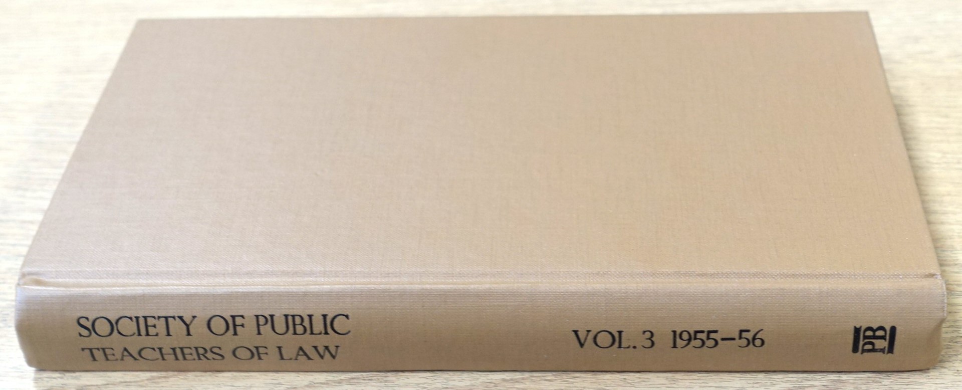 The Journal of the Society of Public Teachers of Law: New Series, Volume 3: 1955-56