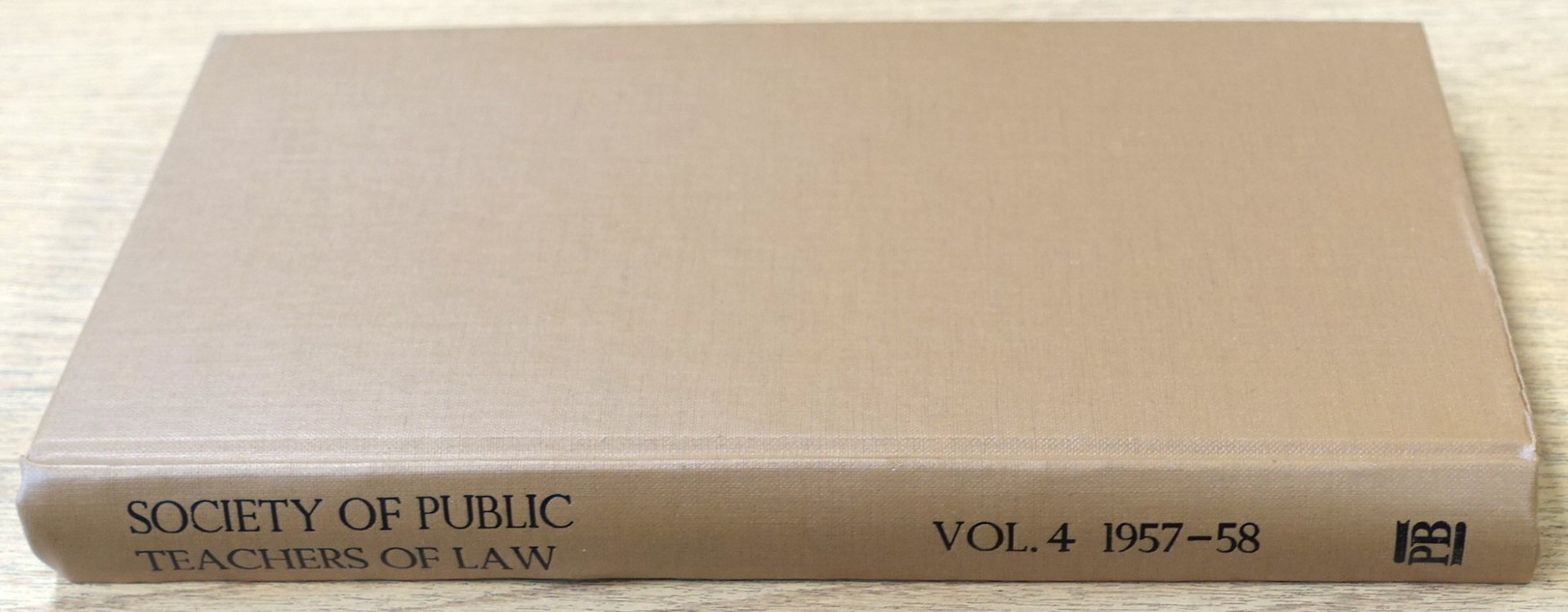The Journal of the Society of Public Teachers of Law: New Series, Volume 4: 1957-58