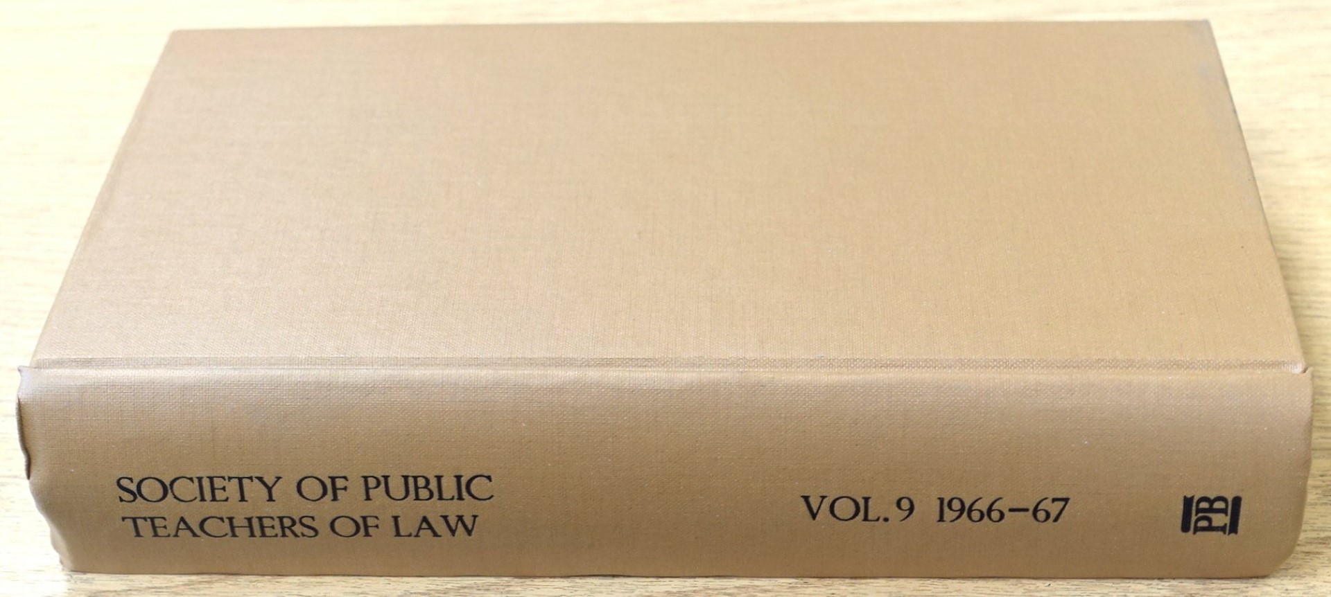 The Journal of the Society of Public Teachers of Law: New Series, Volume 9: 1966-1967