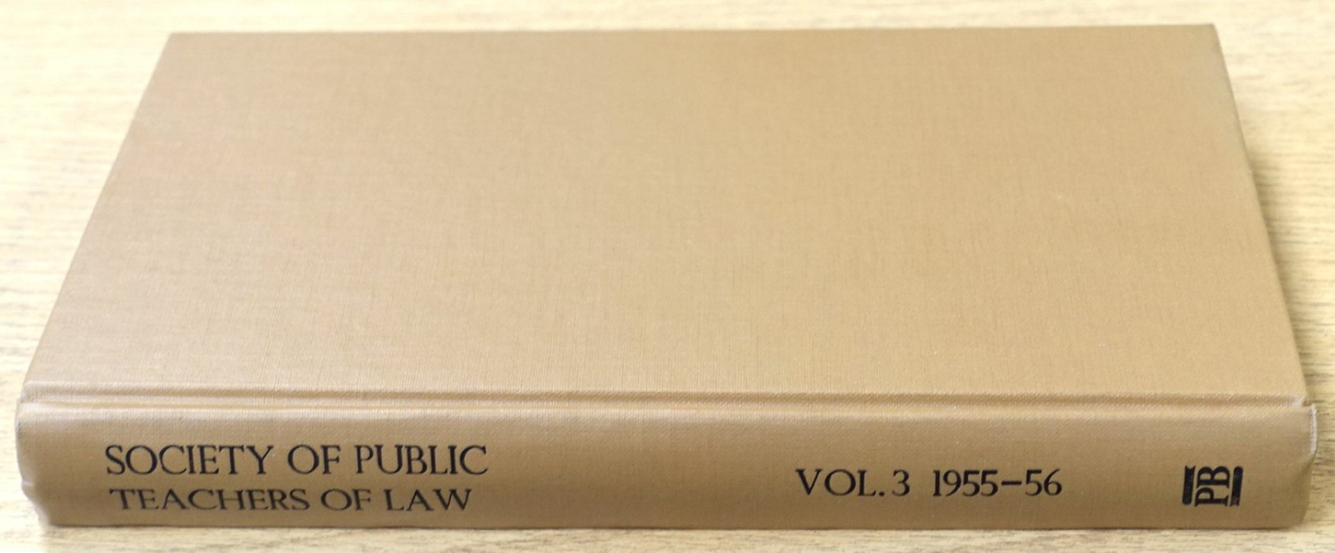 The Journal of the Society of Public Teachers of Law: New Series, Volume 3: 1955-56
