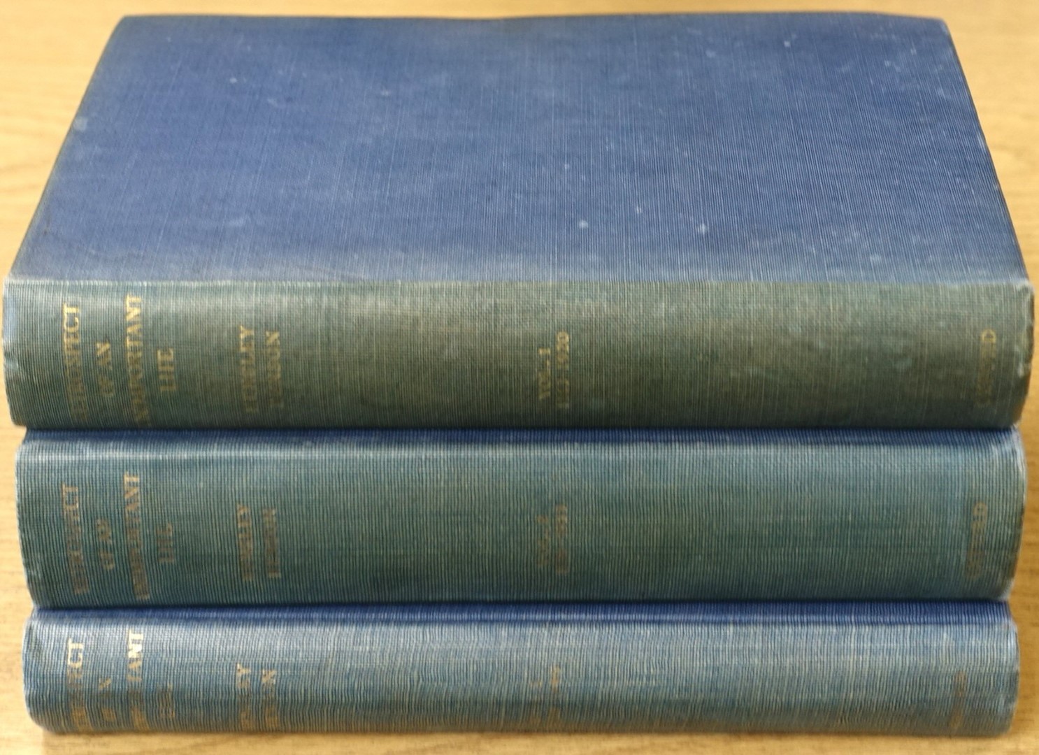 Retrospect of an Unimportant Life: Vol. I.1863-1920: Vol. II.1920-1939: Vol. III.1939-1946, The Years of Retirement