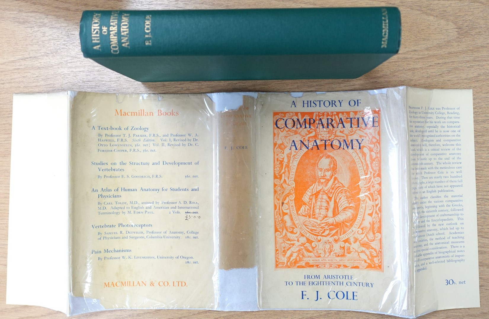 A History of Comparative Anatomy: From Aristotle to the Eighteenth Century