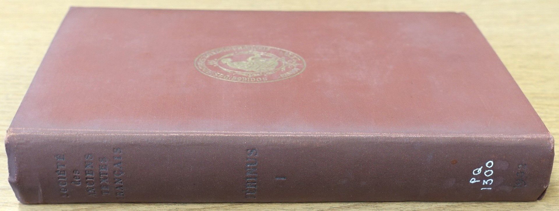 BERINUS; Roman En Prose Du XIVe SIECLE: Tome Premier