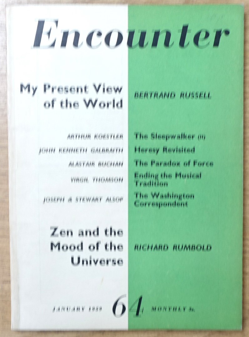Encounter: January 1959: Vol. XII: No. 1