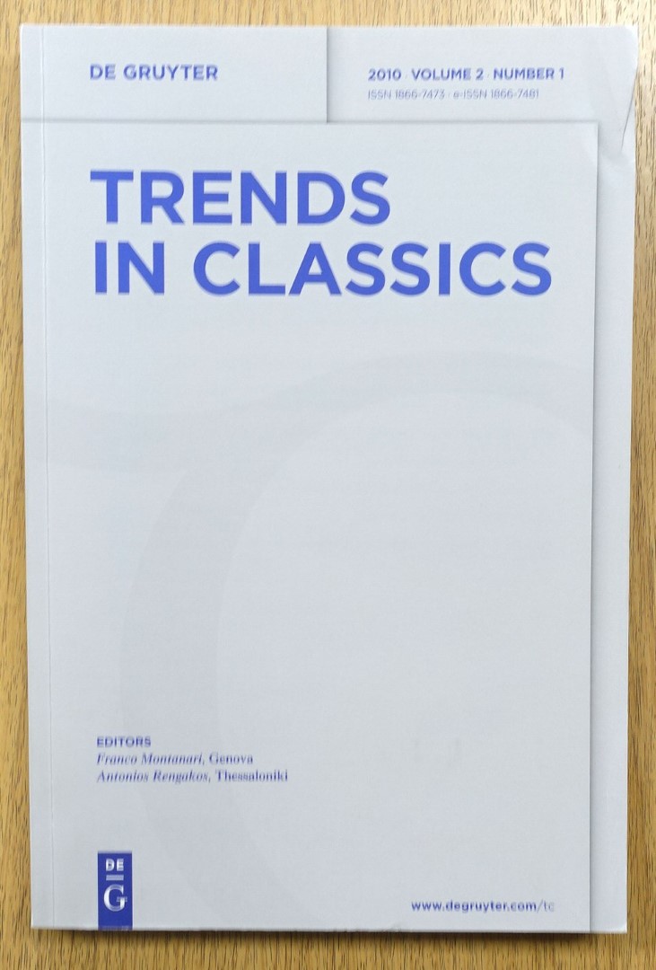 Trends in Classics: Volume 2, 2010, Issue 1
