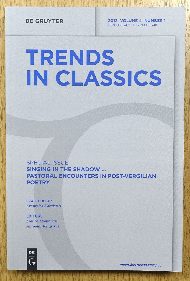 Trends in Classics: Volume 4, 2012, Issue 1