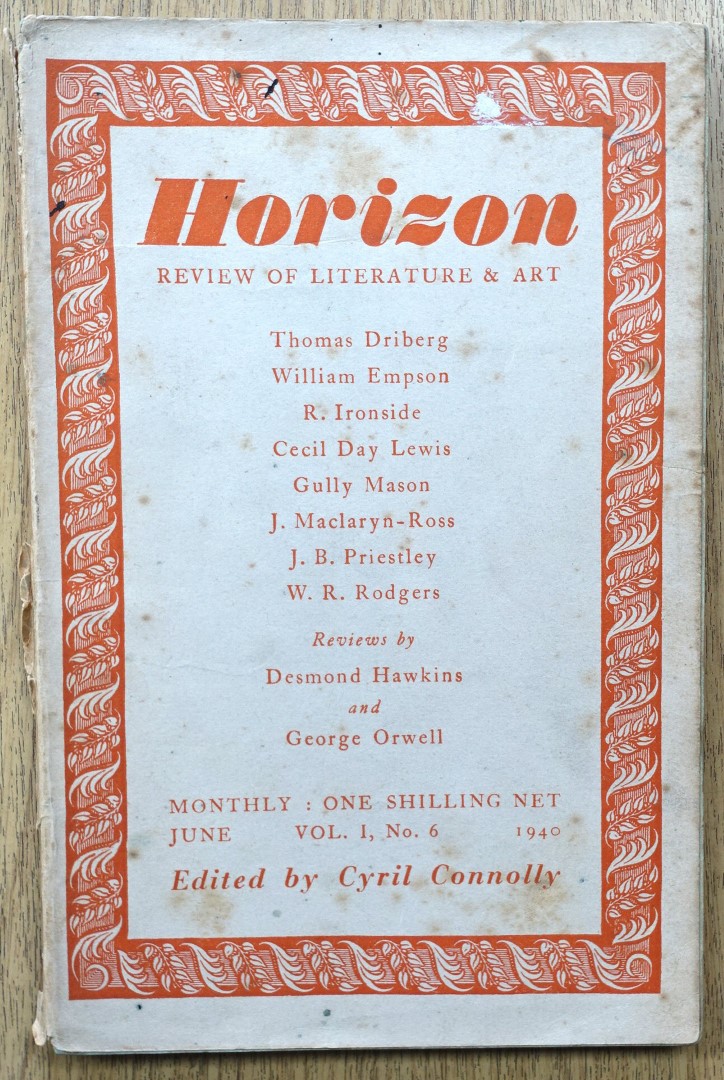 Horizon: A Review of Literature and Art: Vol.I, No.6, June 1940
