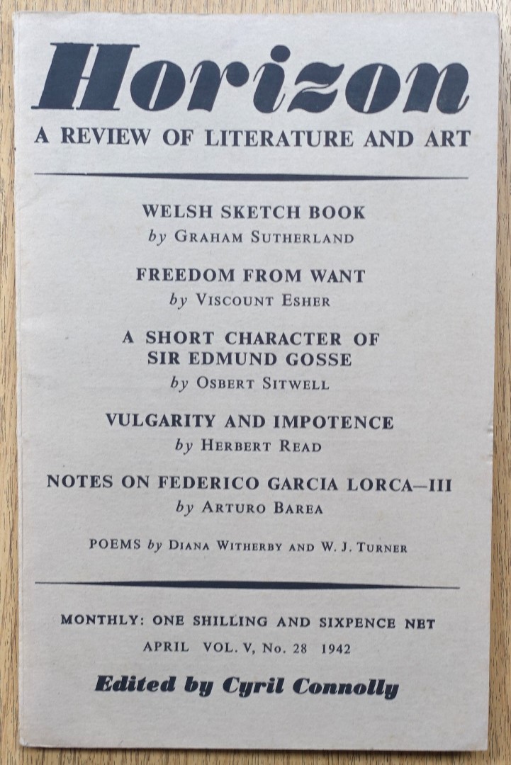 Horizon: A Review of Literature and Art: Vol.V, No.28, April 1942