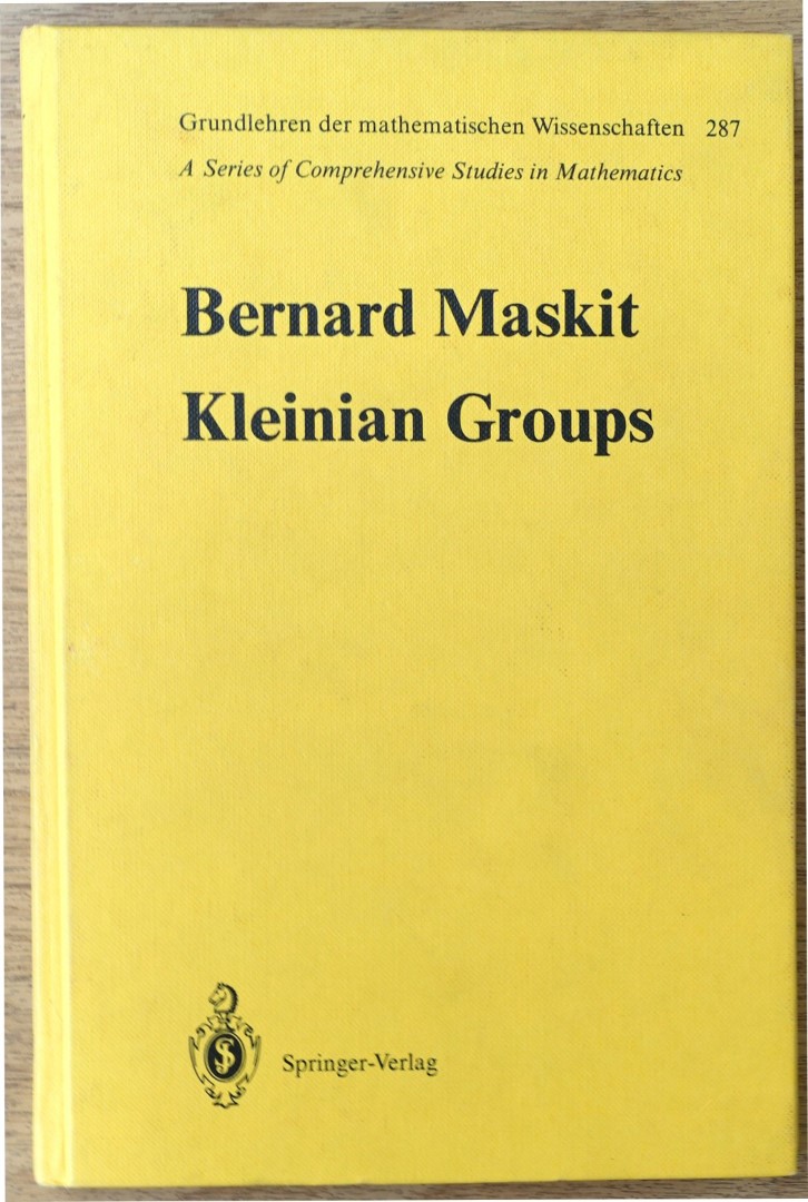Kleinian Groups: (Grundlehren der Mathematischen Wissenschaften, 287)